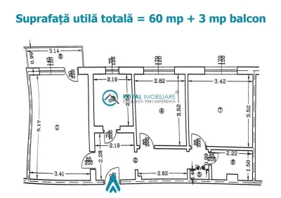 Royal Imobiliare - Vanzare apartament 3 camere zona Republicii - foto 16