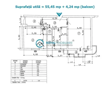 Royal Imobiliare - Vanzare apartament 2 camere in zona Cantacuzino - foto 10