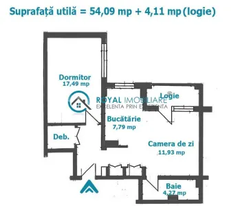 Royal Imobiliare - Vanzare apartament 2 camere Zona Republicii - foto 8