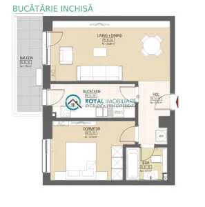 Royal Imobiliare-Vanzare Apartament 2 Camere Zona Vest - Ploiesti