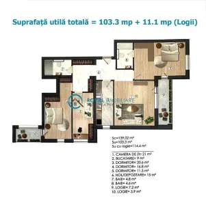 Royal Imobiliare-Vanzare Apartament 4 Camere Zona Campina - Campina
