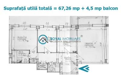Royal Imobiliare - Inchiriere apartament 3 camere zona Piata Mihai Viteazu - foto 8