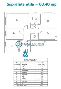 Royal Imobiliare - Vanzare apartament 4 camere zona Urlati - foto 12