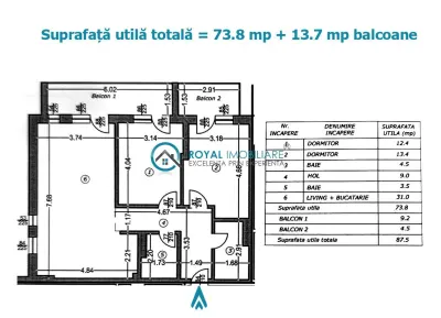 Royal Imobiliare - Vanzare apartament 3 camere zona Albert - foto 16