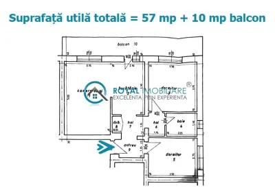 Royal imobiliare - Vanzare apartament 3 camere zona Marasesti - foto 8