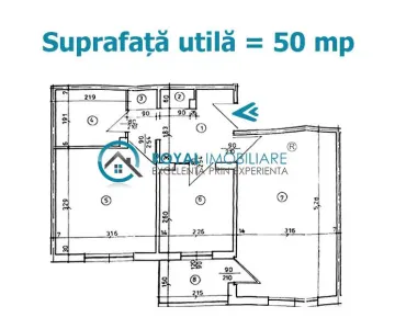 Royal Imobiliare - Vanzare apartament 2 camere zona Republicii - foto 8