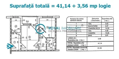 Royal Imobiliare - Vanzare apartament 2 camere zona Mihai Bravu - foto 11