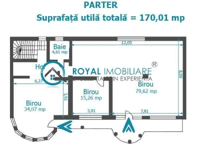 Royal Imobiliare - Inchiriere vila 10 camere zona Cantacuzino - foto 23