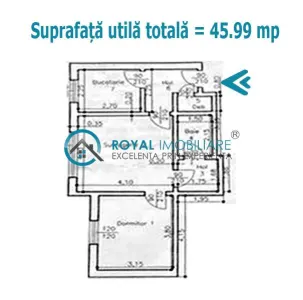 Royal Imobiliare - Vanzare apartament 2 camere zona Nord - foto 7