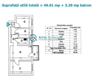 Royal Imobiliare - Vanzare apartament 3 camere zona Marasesti - foto 6