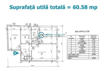 Royal Imobiliare - Vanzare apartament 3 camere zona Nord - foto 13