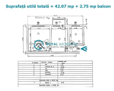Royal Imobiliare - Vanzare apartament 2 camere zona Cina - foto 9