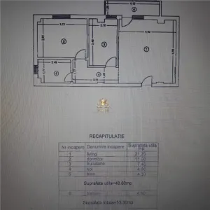 Apartament 2 camere FINALIZAT- Hlincea cu loc de parcare inclus. Mutare imediata!Comision 0. - foto 7