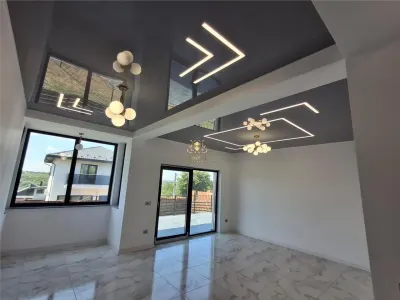 Vila LUX 5 camere birou si terasa L- Visani asfalt, Priveliste Panoramica ! - foto 2