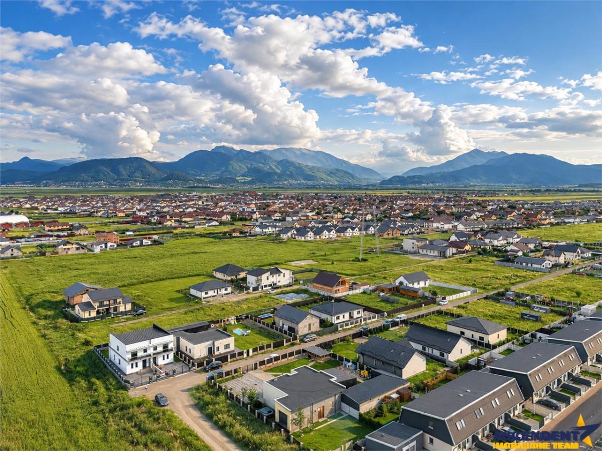 Teren 500 mp pentru casa de vis, Fs16 ml, posibilitate proiect casa, cartier Izvor Tarlungeni, Brasov - Tarlungeni