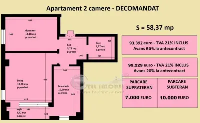 Apartament decomandat Cug Valea Adanca, bloc nou, cartier rezidential - foto 2