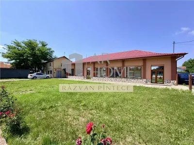 Spatiu comercial 267 mp, curte, centru Tomsani Prahova - foto 1