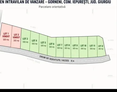 Loturi teren pentru case,intravilan,intre case,utilitati - foto 2