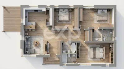 Casa individuala 4 camere langa PADUREA Trivale | Teren 540 mp | TVA inclus - foto 5