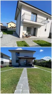 Casa Individuala Noua (2024) P+E+Pod, 120 mp,in Rasnov, Str. Crizantemelor, Teren 410 MP, Două Fronturi - foto 2