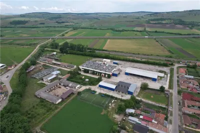 Hala industriala de 2700mp cu 3,1 ha teren intravilan in Miercurea Sibiului - foto 5