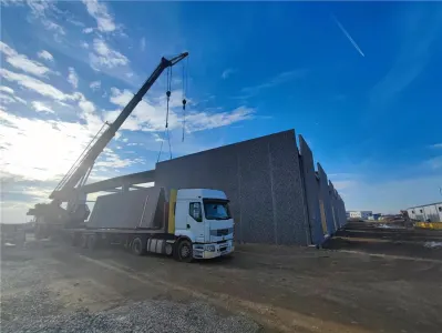 Nou !!! Hala 3000 mp, din structura beton armat/pereti din prefabricate, in Magurele, la sosea asfaltata, aproape centura; cu personalizare fluxuri/instalatii, la cerere, pe baza de comanda ferma; fin - foto 3