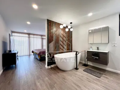 Casa de lux cu 5 camere, 4 bai, piscina privata , zona Aradului - foto 19