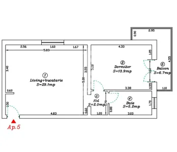 Oportunitate investitie apartamente cu 2 camere etajul 1 - foto 6