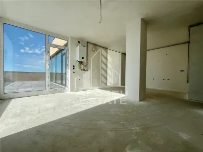 Penthouse cu 3 camere, 2 bai, terasa 104 mp, zona Torontalului - foto 8