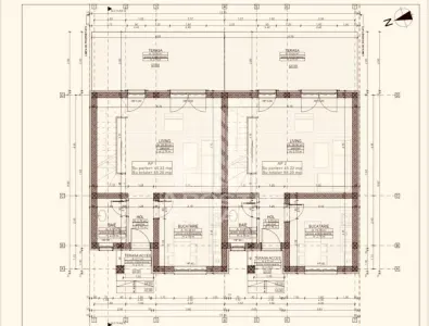 Case insiruite cu 3 camere, toate utilitatile, finalizat la asfalt. - foto 18