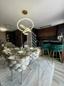 Apartament cu doua camere, mobilat LUX, etajul 11 - foto 11