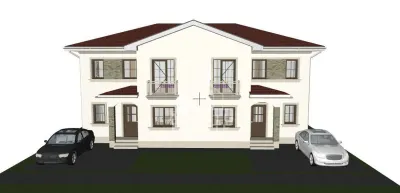 Jumatate de duplex la cheie,4 camere,constructie 2024 Mosnita Noua - foto 1