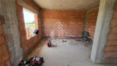 Jumatate de duplex la cheie,4 camere,constructie 2024 Mosnita Noua - foto 2