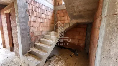 Jumatate de duplex la cheie,4 camere,constructie 2024 Mosnita Noua - foto 8