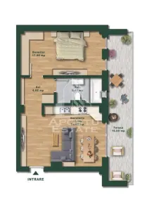Apartament cu 2 camere de vanzare, open-space, Zona Torontalului - foto 4