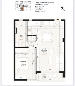 DE VANZARE Apartament 2 camere intr-un complex rezidential premium - foto 8