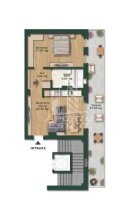 Apartament cu 2 camere de vanzare, open-space, Zona Torontalului - foto 6