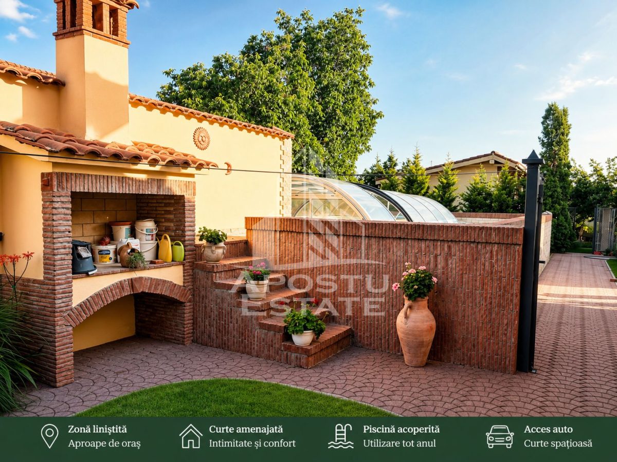 Vila cu piscina si mica ferma personala | 310 mp I Padurea Verde - Giarmata-Vii