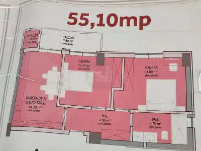 Apartament INTABULAT 3 camere cu balcon si parcare pe Doamna Stanca - foto 9