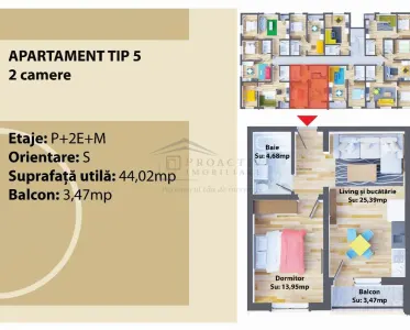 Apartament 2 camere | Bloc 2026 | Rate Dezvoltator | 2c-7938 - foto 6
