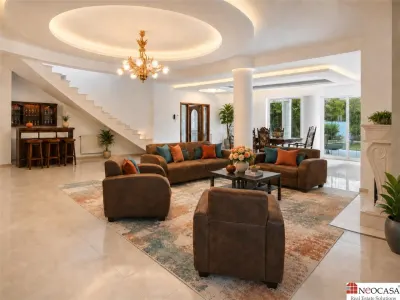 Vila cu vedere la lac 480 mp utili, lift si teren de 1.000 mp | Palat Stirbey - foto 5