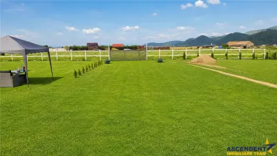 Teren 1.640 mp cu cabana moderna, foisor, gratar, atmosfera de vacanta, Rasnov, Brasov - foto 3