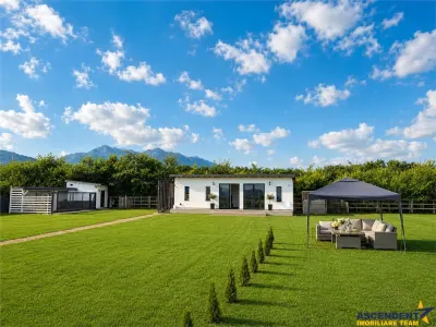 Teren 1.640 mp cu cabana moderna, foisor, gratar, atmosfera de vacanta, Rasnov, Brasov - foto 7